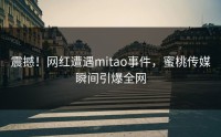 震撼！网红遭遇mitao事件，蜜桃传媒瞬间引爆全网